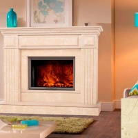 Портал для каміна Bravo Таллінн Crema Marfil мармур бежевий прямий Портал для каміна Bravo Таллінн Crema Marfil мармур бежевий прямий
