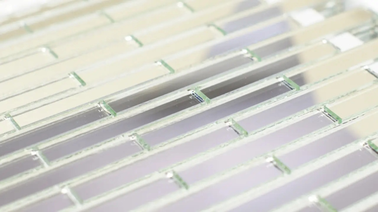 Мозаїка дзеркальна DecorStoneHub Zs-stik-Z срібляста 338х320 мм соломка для подіумів та сцен