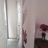 Мозаїка дзеркальна DecorStoneHub Zs-stik-Z срібляста 338х320 мм соломка для подіумів та сцен Мозаїка дзеркальна DecorStoneHub Zs-stik-Z срібляста 338х320 мм соломка для подіумів та сцен