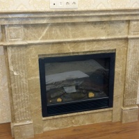 Портал для каміна KrimArt Olimp Emperador Light мармур бежевий прямий Портал для каміна KrimArt Olimp Emperador Light мармур бежевий прямий