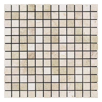Мозаика из мрамора Полированная МКР-2П (23x23) Beige Mix