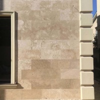 Плитка з травертину Light Brushed 1,2 х30, 5х61 см, бежева брашована Standart Плитка з травертину Light Brushed 1,2 х30, 5х61 см, бежева брашована Standart