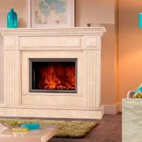 Портал для каміна Bravo Таллінн Daino Reale мармур бежевий прямий Портал для каміна Bravo Таллінн Daino Reale мармур бежевий прямий