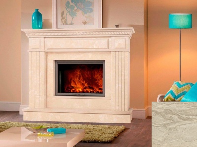 Портал для каміна Bravo Таллінн Daino Reale мармур бежевий прямий