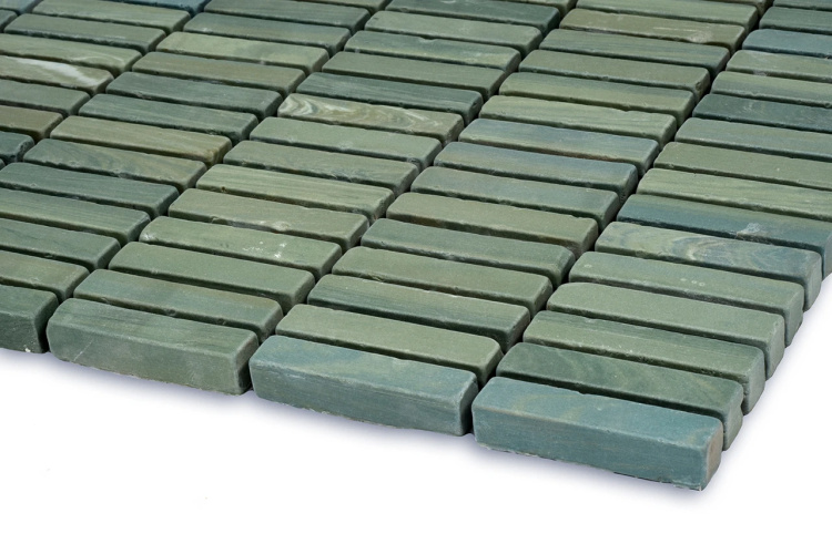 Мозаїка з керамограніту Kotto Ceramica MI7 10500503C Terra Verde 300 x 300 х 10 (прямокутник 10 x 50)