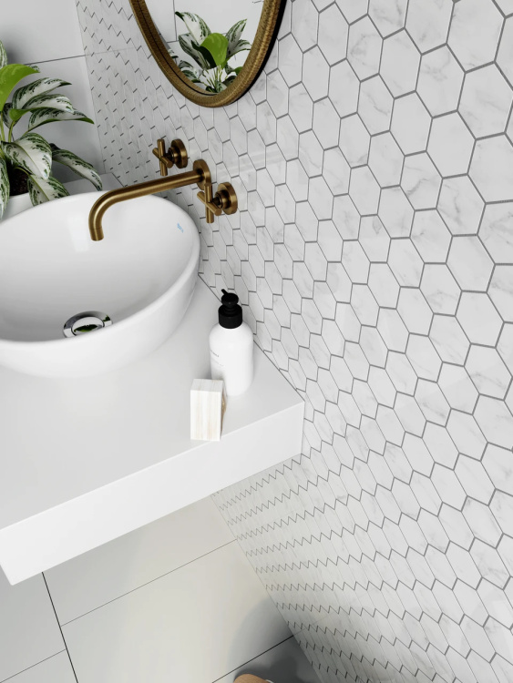 Мозаїка керамічна Kotto Ceramica HEXAGON HP 6032 Мат 295 х 295 х 9