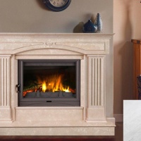 Портал для каміна Bravo Версаль Polaris мармур білий прямий Портал для каміна Bravo Версаль Polaris мармур білий прямий