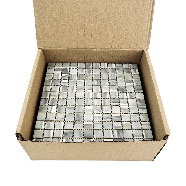 Мозаика стеклянная Revolut Grey AquaMo