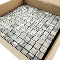 Мозаика стеклянная Revolut Grey AquaMo