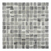 Мозаика стеклянная Revolut Grey AquaMo
