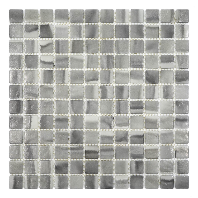 Мозаика стеклянная Revolut Grey AquaMo