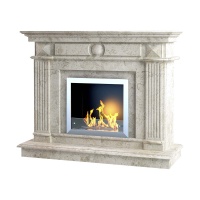 Портал для каміна KrimArt Empire-E Victoria Beige мармур бежевий прямий