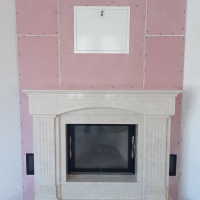 Портал для каміна Bravo Версаль Botticino мармур бежевий прямий