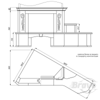 Портал для камина Bravo Парма Браун Bidasar Brown + Giallo Atlantide мрамор бежевый/коричневый угловой Портал для камина Bravo Парма Браун Bidasar Brown + Giallo Atlantide мрамор бежевый/коричневый угловой