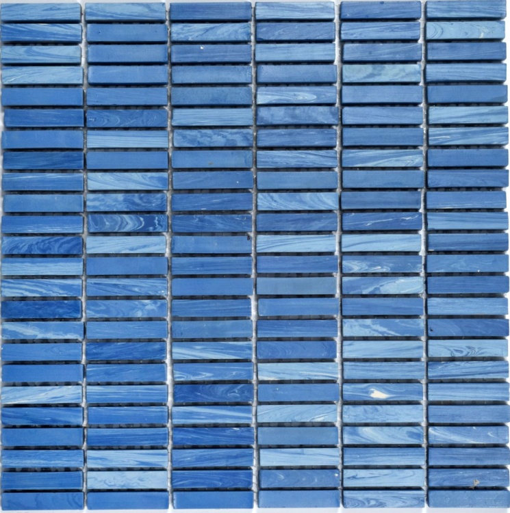 Мозаїка з керамограніту Kotto Ceramica MI7 10500505C Oltremare 300 x 300 х 10 (прямокутник 10 x 50)