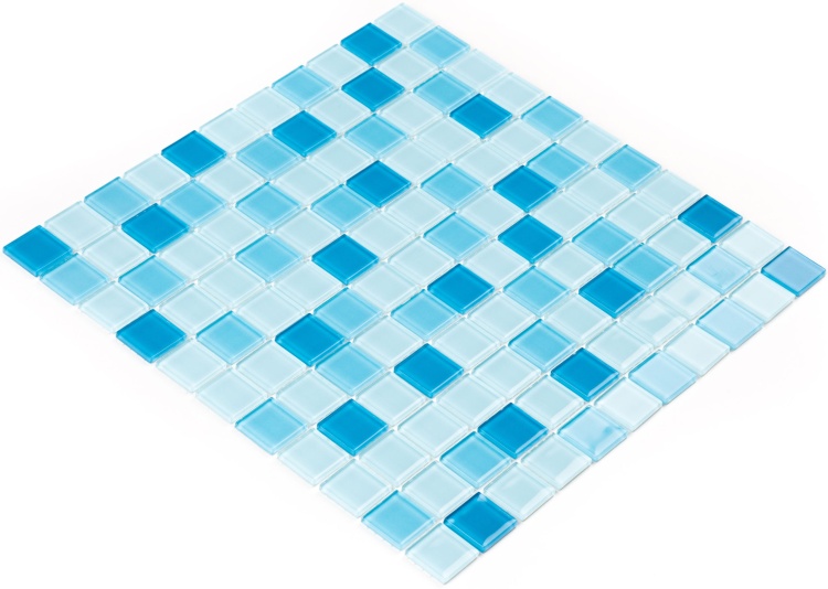 Мозаїка керамічна Kotto Ceramica GM 4018 C3 blue d/blue m/blue w 300 х 300 х 4 (25 х 25)