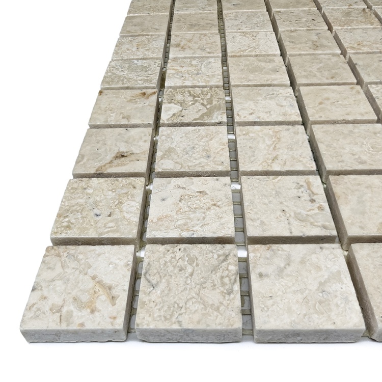 Мозаїка з мармуру Полірована МКР-2П (23x23) Victoria Beige