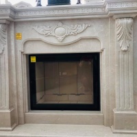 Портал для каміна Bravo Барселона Botticino та Emperador Dark мармур бежевий/коричневий прямий Портал для каміна Bravo Барселона Botticino та Emperador Dark мармур бежевий/коричневий прямий