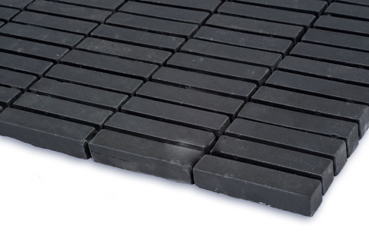 Мозаїка з керамограніту Kotto Ceramica MI7 10500506C Nero 300 x 300 х 10 (прямокутник 10 x 50)