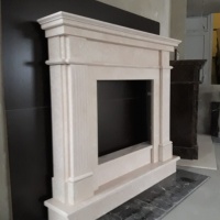 Камінний портал OLIMP-E з мармуру Victoria Beige Камінний портал OLIMP-E з мармуру Victoria Beige