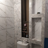 Мозаика из мрамора Полированная МКР-2П (23x23) White Mix Мозаика из мрамора Полированная МКР-2П (23x23) White Mix