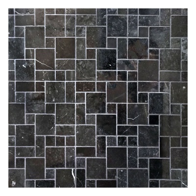 Мозаїка з мармуру чорна Полірована 299