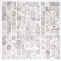 Мозаика стеклянная TRAVERTIN GREY AquaMo