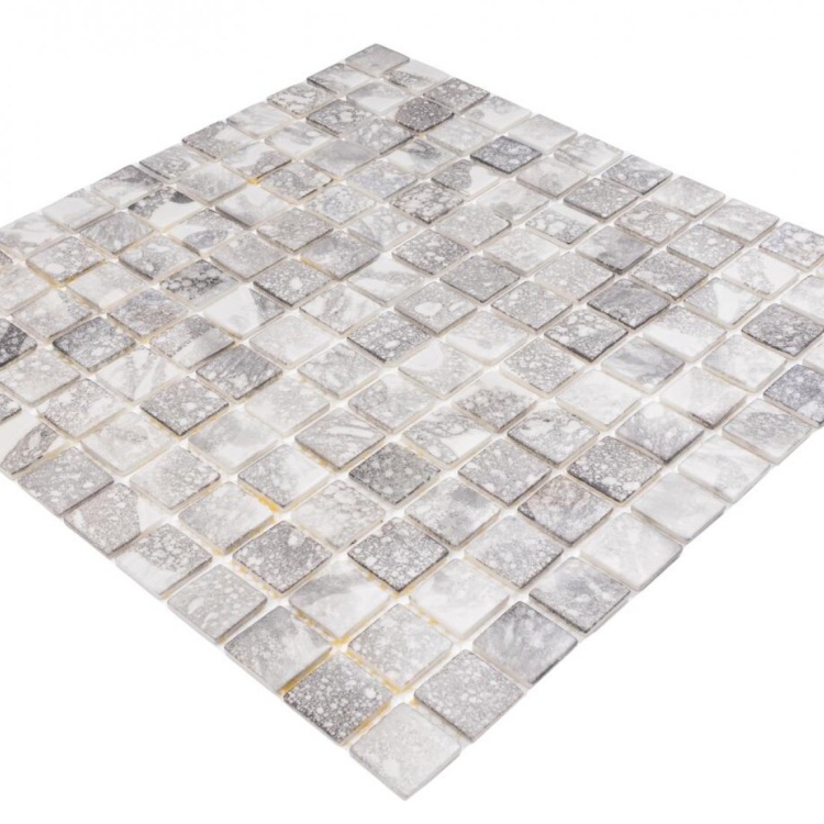 Мозаика стеклянная TRAVERTIN GREY AquaMo