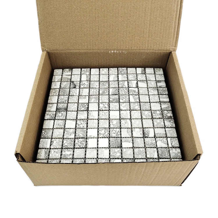 Мозаика стеклянная TRAVERTIN GREY AquaMo