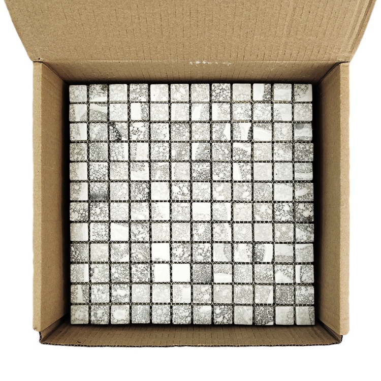 Мозаика стеклянная TRAVERTIN GREY AquaMo