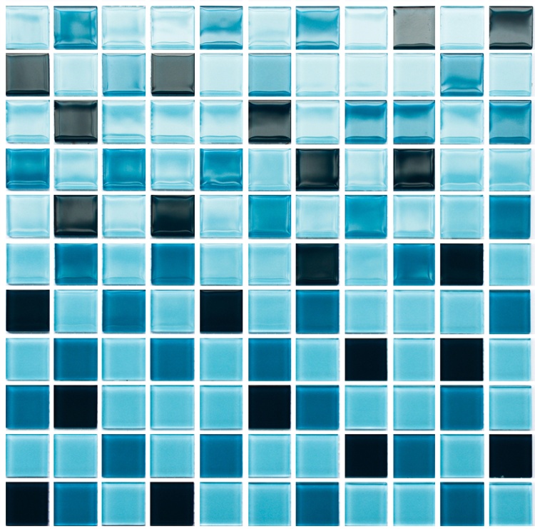 Мозаика керамическая Kotto Ceramica GM 4020 C3 Cerulean d/Cerulean m/Cerulean w  300 х 300 х 4   ( 25 х 25 )