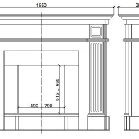 Портал для камина KrimArt Olimp-E Emperador Dark мрамор коричневый прямой Портал для камина KrimArt Olimp-E Emperador Dark мрамор коричневый прямой