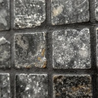 Чорна мозаїка з мармуру Black Indigo 195/1