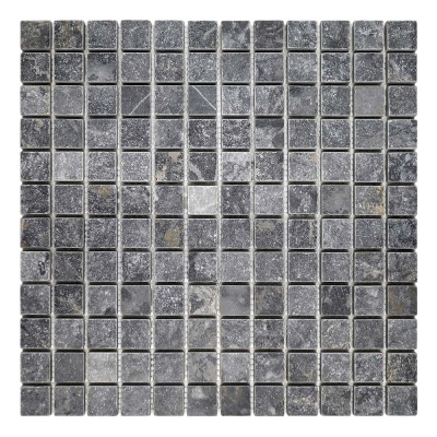 Черная мозаика из мрамора Black Indigo 195/1