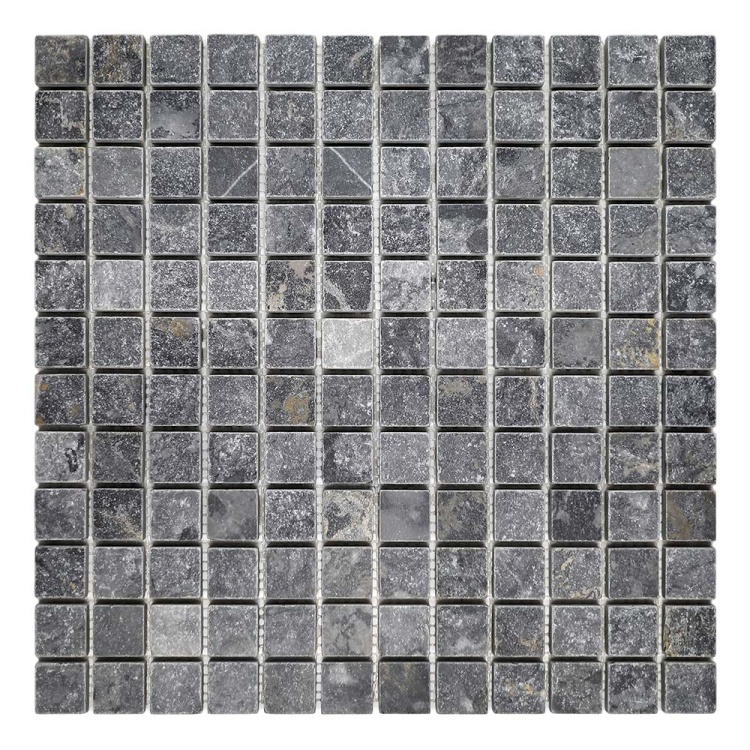 Чорна мозаїка з мармуру Black Indigo 195/1