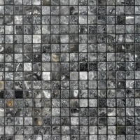 Чорна мозаїка з мармуру Black Indigo 195/1