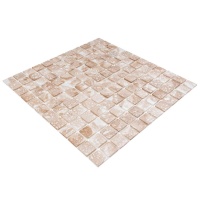 Мозаика стеклянная TRAVERTIN BEIGE AquaMo Мозаика стеклянная TRAVERTIN BEIGE AquaMo