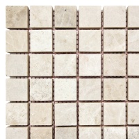 Мозаїка з мармуру Матова МКР-2СН (23x23) Victoria Beige МВ
