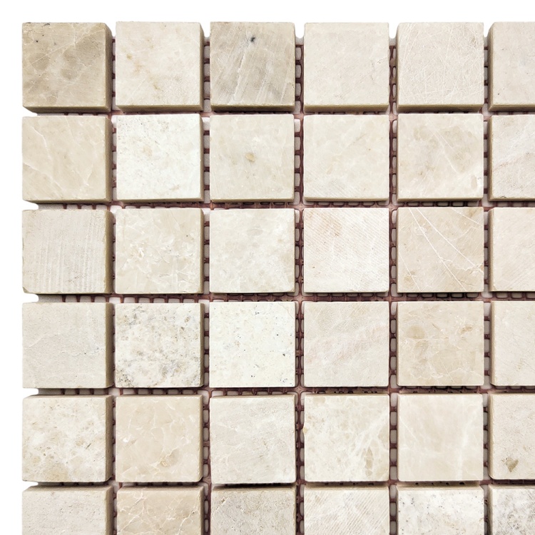 Мозаїка з мармуру Матова МКР-2СН (23x23) Victoria Beige МВ