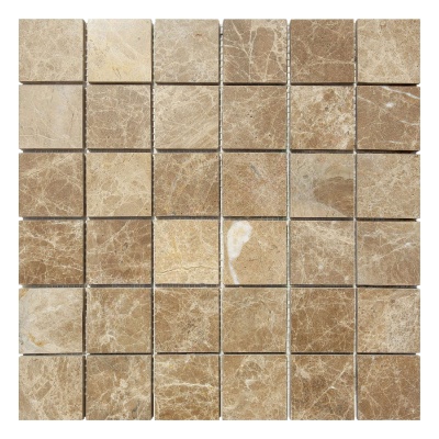 Мозаика из мрамора Полированная МКР-3П (47x47) Emperador Light