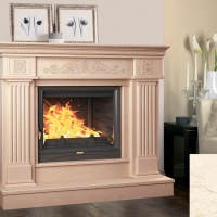 Портал для каміна Bravo Туніс Botticino мармур бежевий прямий Портал для каміна Bravo Туніс Botticino мармур бежевий прямий