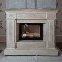 Портал для каміна Bravo Туніс Botticino мармур бежевий прямий