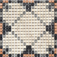 Мозаїка з керамограніту Kotto Ceramica MI7 K060700 Lviv Legends рапорт Beige/Focato/Buchero/Nero Мозаїка з керамограніту Kotto Ceramica MI7 K060700 Lviv Legends рапорт Beige/Focato/Buchero/Nero