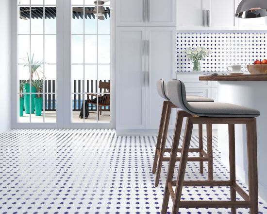 Мозаїка Dune 187988 Oxford Blue 29.5*29.5 біла керамограніт