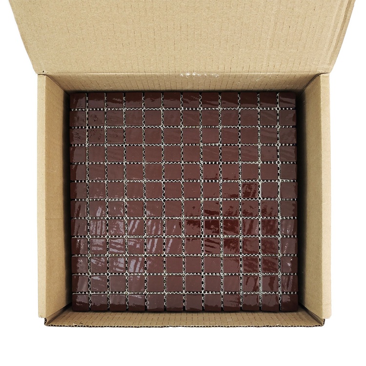 Мозаика стеклянная MK25108 BROWN