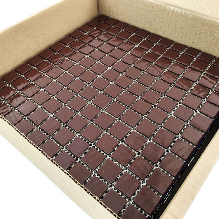 Мозаика стеклянная MK25108 BROWN