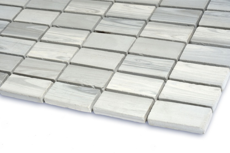 Мозаїка з керамограніту Kotto Ceramica MI7 23460102C Grigio Freddo 300 x 300 х 7 (прямокутник 23 x 46)