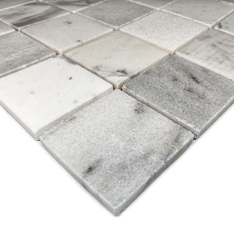 Мозаика из мрамора Полированная МКР-3П (47x47) White Mix