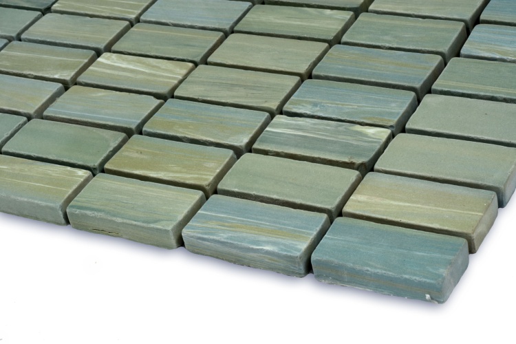 Мозаїка з керамограніту Kotto Ceramica MI7 23460103C Terra Verde 300 x 300 х 7 (прямокутник 23 x 46)