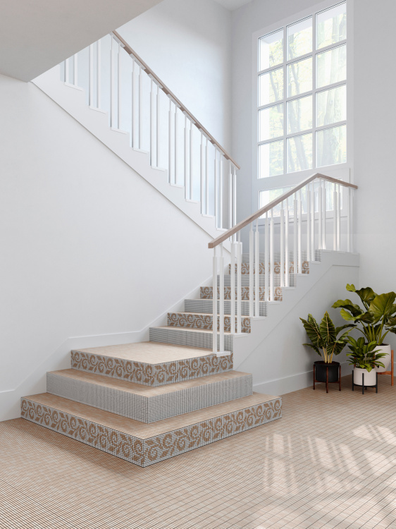 Мозаїка з керамограніту Kotto Ceramica MI7 10500512C Ambra 300 x 300 х 10 (прямокутник 10 x 50)